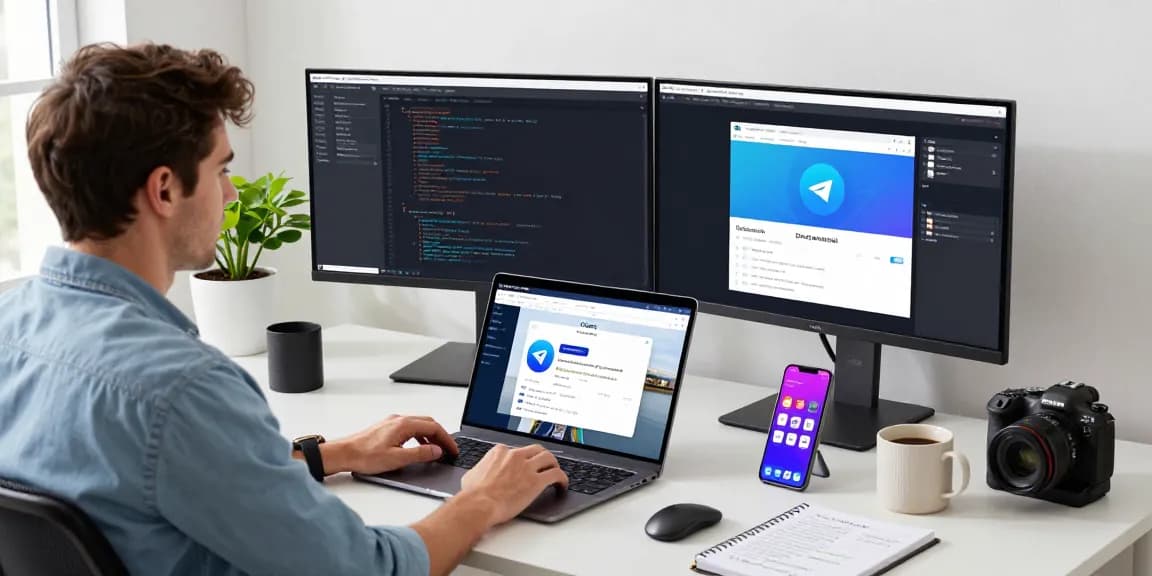 Discover how Telegram Download transforms communication in a modern tech workspace.