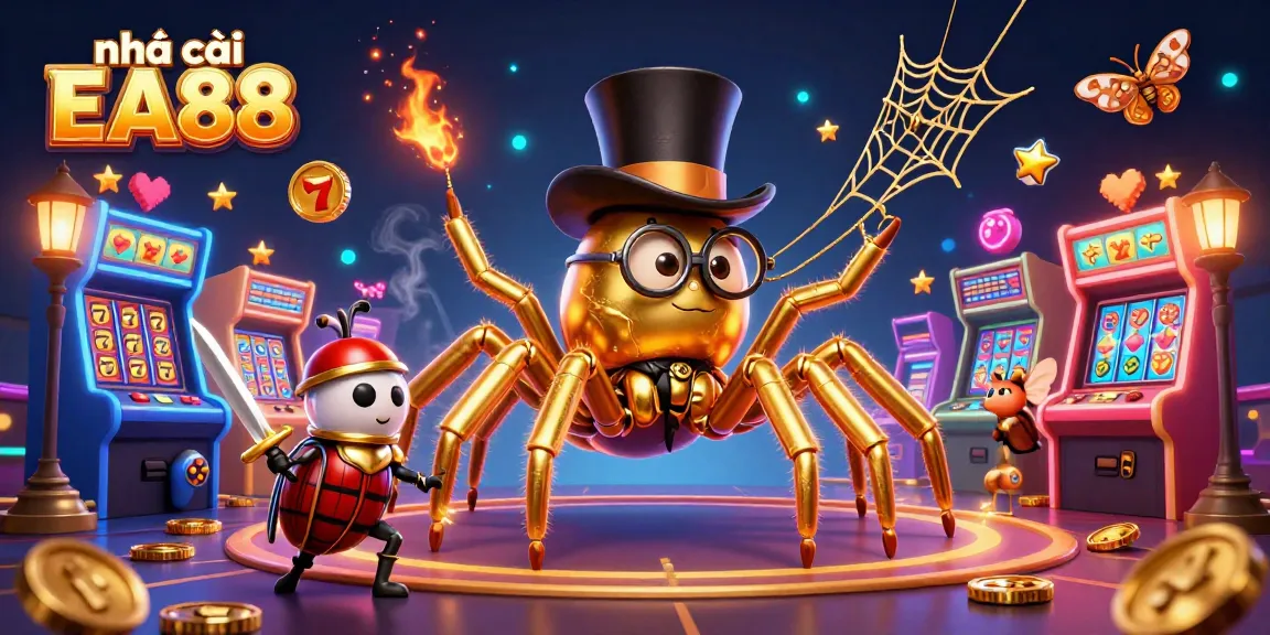 Engage in thrilling gameplay at nhà cái EA88 with dynamic casino elements and vibrant characters in a rich scene.