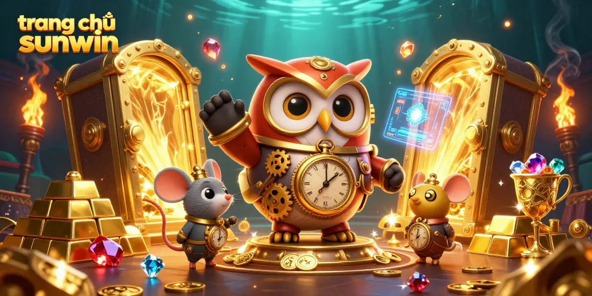 Spin to win on trang chủ sunwin, featuring dynamic casino adventure with golden treasures.