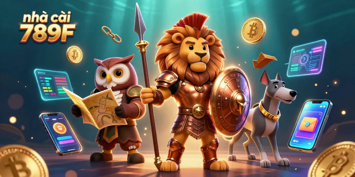 Experience thrilling gameplay with nhà cái 789F among 3D characters representing casino strategies.