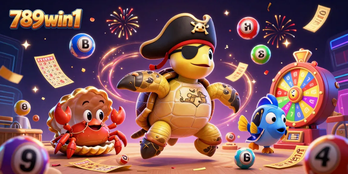 Engage with thrilling games at 789win1 as colorful elements celebrate exciting online casino wins.