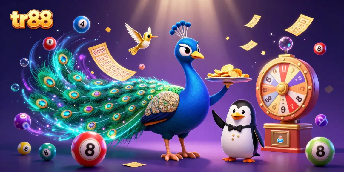 Experience the excitement of tr88 gambling with vibrant casino elements and animated characters.