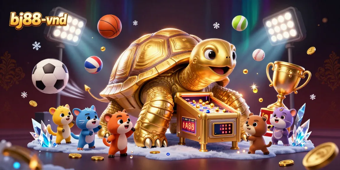 Experience the excitement of betting at bj88-vnd with a vibrant casino illustration featuring dynamic characters and game elements.