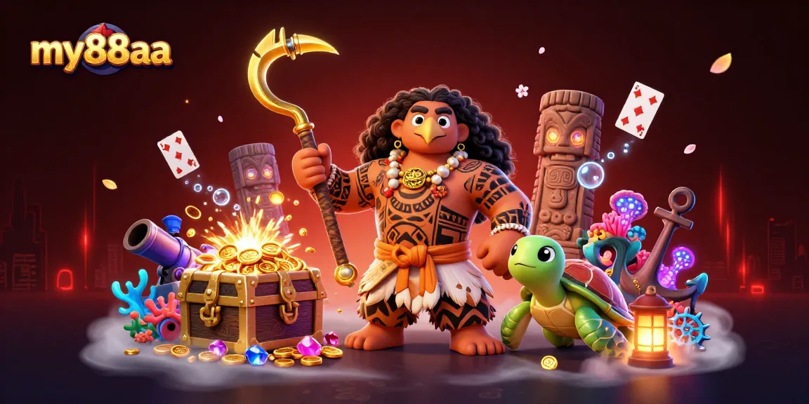 Experience thrilling action at my88aa with stunning visuals of games and characters in vibrant 3D illustration