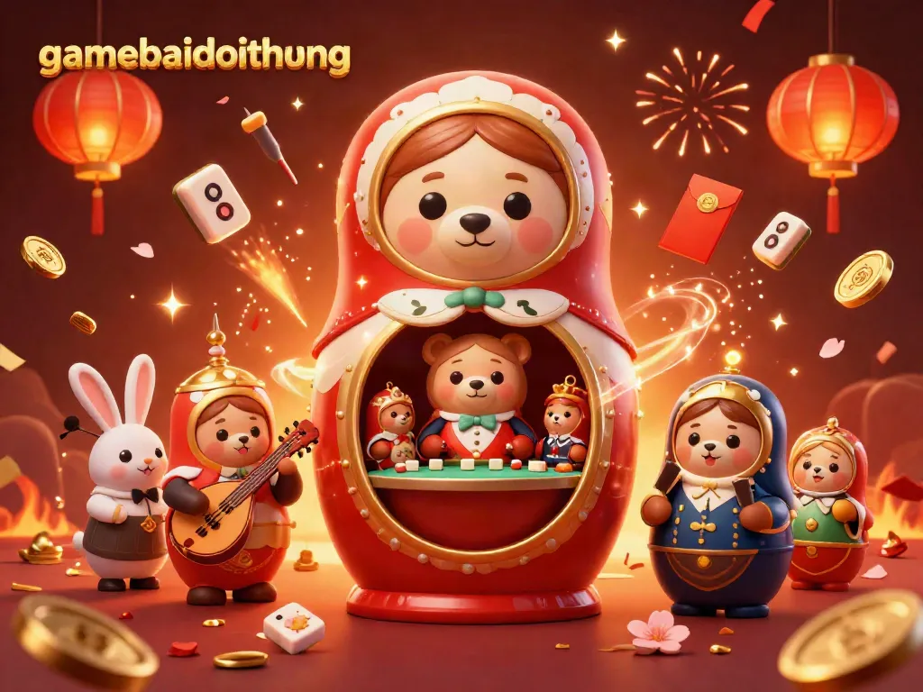 Experience the excitement of gaming with gamebaidoithuong in this vibrant casino-themed illustration.