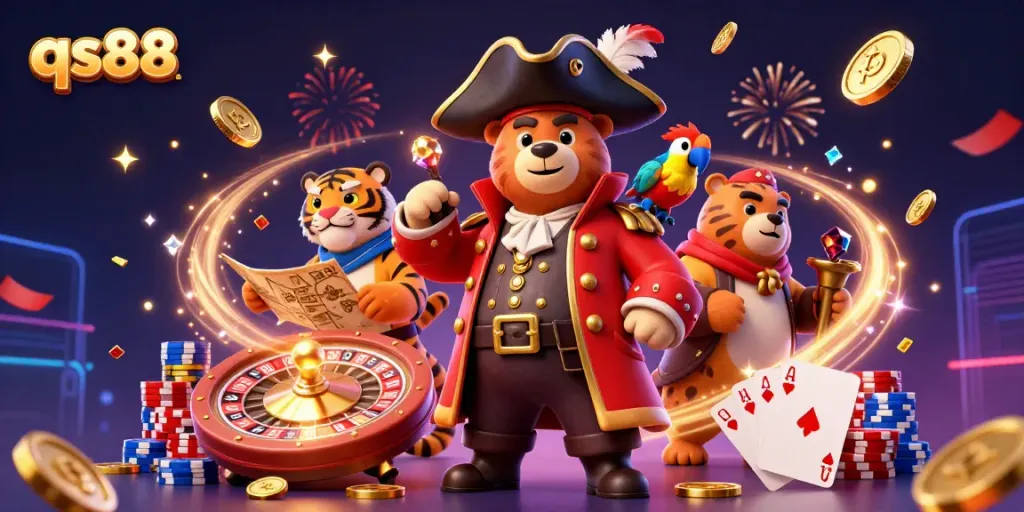Experience thrilling action at qs88 with vibrant casino games and dynamic characters.