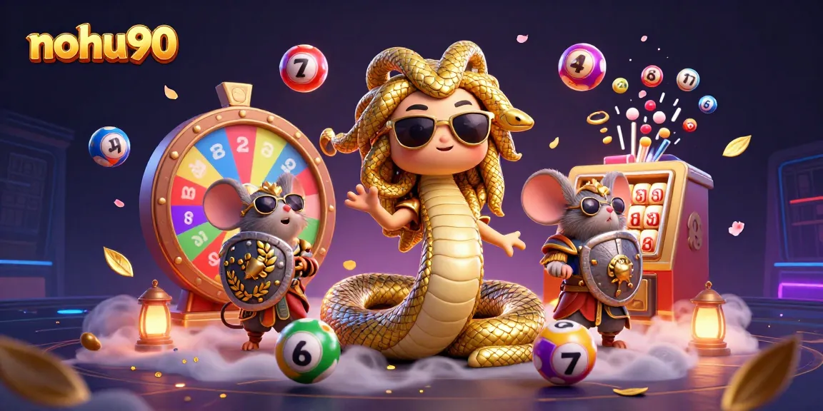 Play exciting games at nohu90 and collect colorful lottery balls amidst dynamic winning moments.