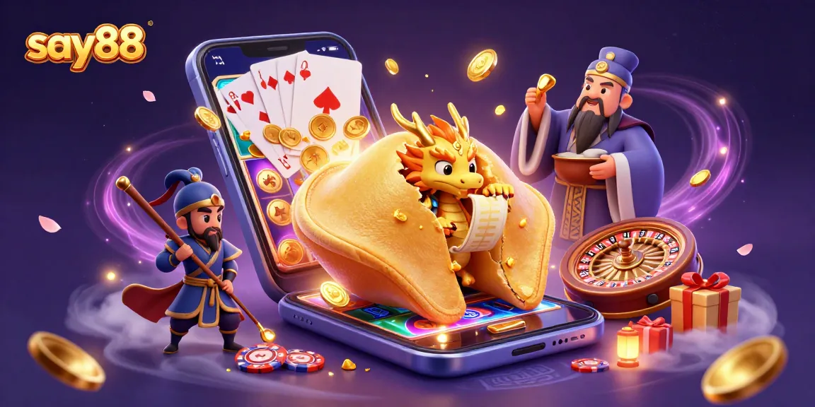 Experience exciting wins at say88 with dynamic 3D casino elements and golden treasures.