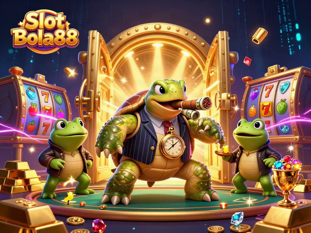 Engage with Slot Bola88 to enjoy thrilling wins amidst vibrant casino lights and treasures.