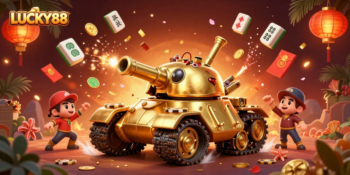 Experience thrilling wins with LUCKY88 in a vibrant, dynamic casino scene filled with excitement.