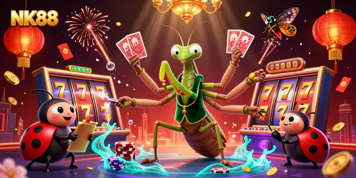 Experience exciting gameplay at NK88 with a vibrant casino atmosphere featuring diverse games and engaging characters.