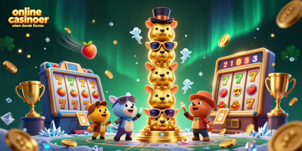 Experience exciting gameplay with online casinoer uden dansk licens featuring vibrant 3D visuals and engaging elements.