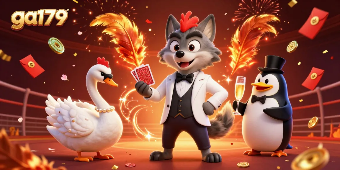 Engage with ga179's exciting cockfighting atmosphere, featuring dynamic characters and rich gaming elements.