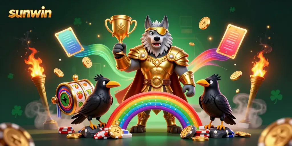 Experience thrilling gameplay at Sunwin with dynamic slot reels and mythical characters.