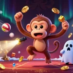 Engage with ck33's exhilarating slot experience featuring a playful poltergeist monkey and sports bets galore.