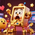 TK 88 jackpots with a vibrant 3D slot machine and cheering characters illustrating fun gaming action.