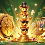 Engage in KK5 đăng ký with a vibrant casino scene showcasing dynamic slot elements and shimmering treasures.